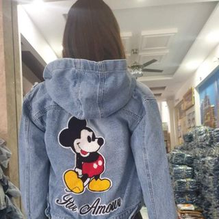 ÁO KHOÁC JEAN NỮ CÓ MŨ
