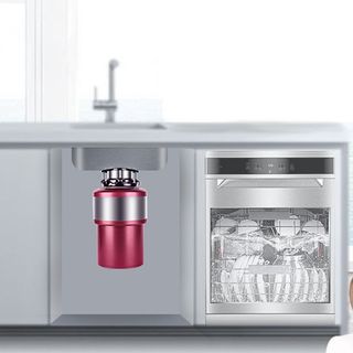 Máy Huỷ Rác Thực Phẩm Cao Cấp MR & MRS CLEAN màu đỏ sang trọng