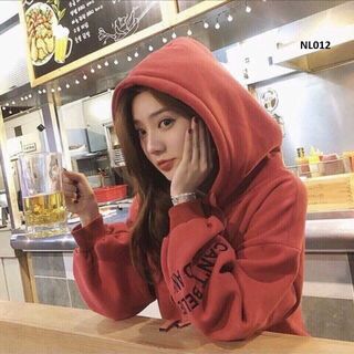Áo khoác hoodie nữ chất nỉ