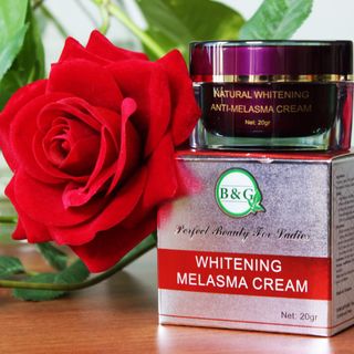 Kem Dưỡng Trắng Da Mặt B&G WHITENING MELASMA CREAM 20grs - Dưỡng Ẩm, Giảm Mụn, Giảm Nám Tàn Nhang, Ngừa Lão Hóa.