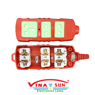 Ổ CẮM CHỊU TẢI LÕI XỨ 3 CHẤU, TƯƠNG ĐƯƠNG 3 NỒI LẨU- ĐIỆN DÂN DỤNG HÀ NỘI