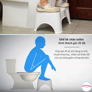 Ghế Kê Chân Bồn Cầu