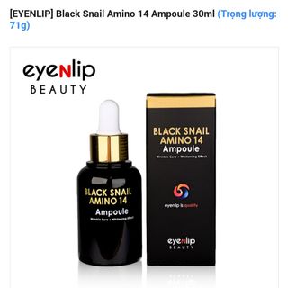 Black snail amino 14 ampoule 30 ml