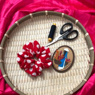 Cột tóc vải scrunchies sỉ