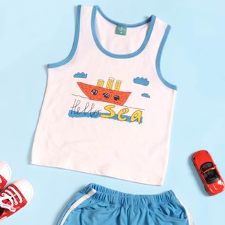ĐỒ BỘ THUN 100% COTTON 4C BA LỖ BÉ TRAI 1-6 TUỔI