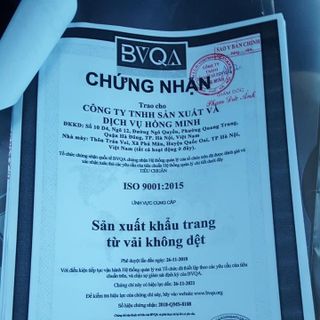 Khẩu trang y tế Khánh khuẩn 4lớp