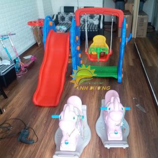 Cầu trượt cho bé tại nhà giá thanh lý - bảo hành 1 năm