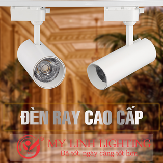 đèn rọi ray vỏ trắng cao cấp 15w Mỹ Linh