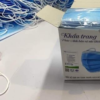 Hộp 50c Khẩu trang y tế 4 lớp kháng khuẩn Phúc Anh