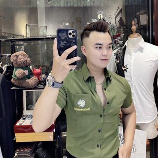 Áo sơ mi nam đũi cotton