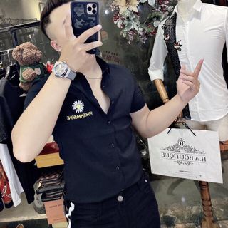 Áo sơ mi nam đũi cotton