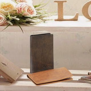 Ví da đựng passport hộ chiếu du lịch CNT VN18 sang trọng NÂU