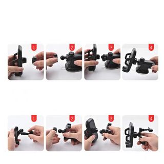 Giá đỡ điện thoại hút chân không trên Oto