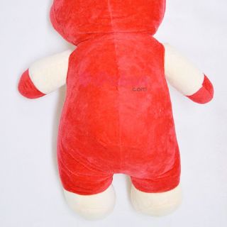 Gấu bông Teddy đội nón rời Size M Đỏ Vàng
