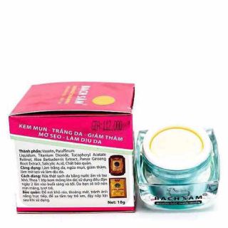 BẠCH SÂM K-2 - Kem trị Mụn, Trắng da, Giảm thâm, Mờ sẹo, Làm dịu da (18g) - Sỉ Kim Mỹ Store NPP Mỹ Phẩm