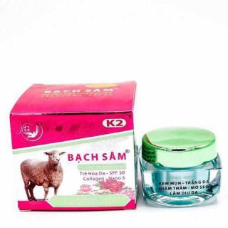 BẠCH SÂM K-2 - Kem trị Mụn, Trắng da, Giảm thâm, Mờ sẹo, Làm dịu da (18g) - Sỉ Kim Mỹ Store NPP Mỹ Phẩm