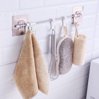 Giá Treo Vật Dụng Nhà Bếp Dán Tường Chịu Lực