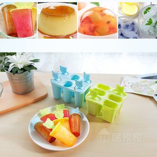 Khuôn Làm Kem 6 Que Hình Gấu