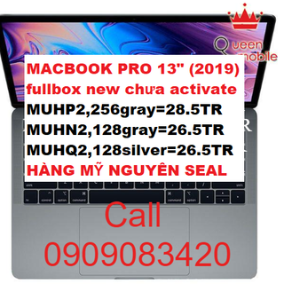 Macbook Pro 13inch (2020) fullbox new chưa active MWP52 1TB Gray