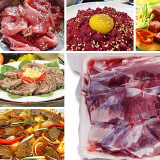Combo thịt cá sấu, đà điểu, lợn sinh học ( organic )