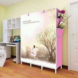 TỦ VẢI 3 BUỒNG 8 NGĂN IN 3D