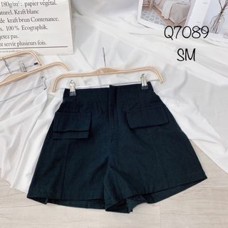 Quần short kaki túi nắp