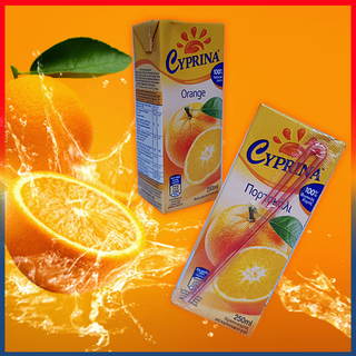 Nước ép trái cây CYPRINA (250ml/Hộp x 9Hộp/Lốc x 3Lốc/Thùng)