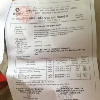 Khẩu trang y tế 4 lớp hàng chuẩn công ty
