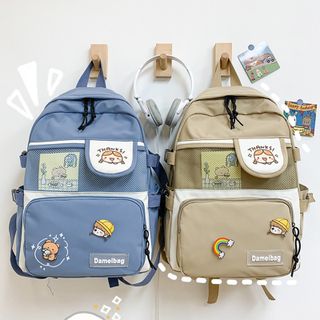 Balo nữ Dameibag chất vải canvas chống thấm mềm mịn siêu đẹp VIDEO