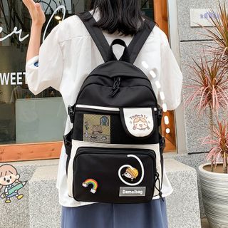 Balo nữ Dameibag chất vải canvas chống thấm mềm mịn siêu đẹp VIDEO