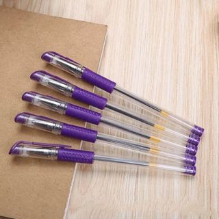 Sét 100 bút bi nước màu ( tím, xanh, đen)