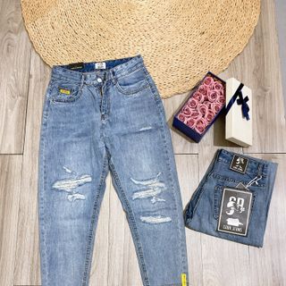 Quần jeans rách dáng baggy giá sỉ