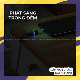 Cáp nam châm Cafele 3in1