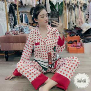 Đồ bộ pijama tay dài giá sỉ