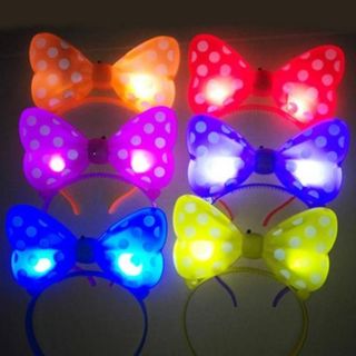 Cài tóc đẹp có đèn mẫu nơ