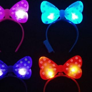 Cài tóc đẹp có đèn mẫu nơ