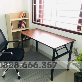 Bàn làm việc - bàn học - bàn văn phòng - Chân gấp tiện lợi
