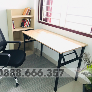 Bàn làm việc - bàn học - bàn văn phòng - Chân gấp tiện lợi