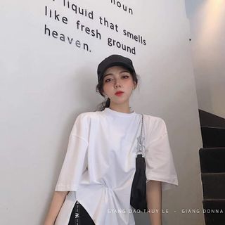 SET PULL N.Y XẺ TÀ + LEGGING VIỀN CHỮ