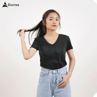 Áo thun cổ tim Gold Rhino 100% Cotton cao cấp kháng khuẩn