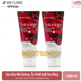 Sữa rửa mặt tinh chất hoa hồng 100ml