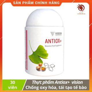 thực phẩm chức năng Antiox+ Vision - Bảo vệ khỏi gốc tự do, chống lão hóa tế bào - hộp 30 viên giá sỉ