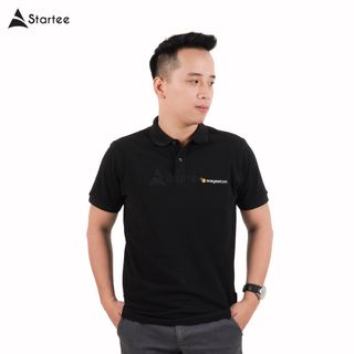 ÁO TSHIRT CỔ BẺ THÊU HÌNH THEO YÊU CẦU