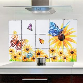 Miếng dán nhà bếp cách nhiệt chống dầu mỡ. Kích thước 75cm x45cm. Giá sỉ 10k .