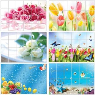 Miếng dán nhà bếp cách nhiệt chống dầu mỡ. Kích thước 75cm x45cm. Giá sỉ 10k .