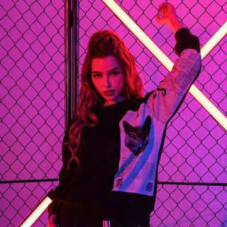 Áo sweater Mèo đen