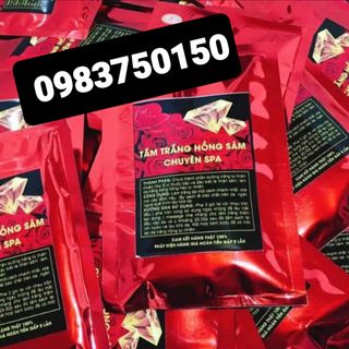 Tắm trắng hồng sâm chuyên spa