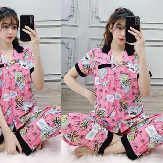 Set bộ pijama họa tiếg TN giá sỉ