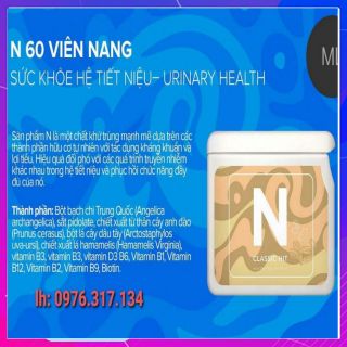 Thực Phẩm N (Nutrimax) Vision, loại bỏ viêm, điều tiết hoạt động của thận và bàng quang