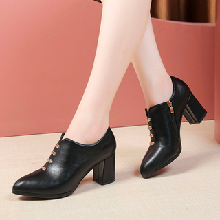 Giày Cao Gót 7cm Thấp Cổ Mùa Thu Hàng Thiết Kế 2020